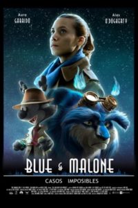 Cartel del corto de animación de ESDIP Blue & Malone